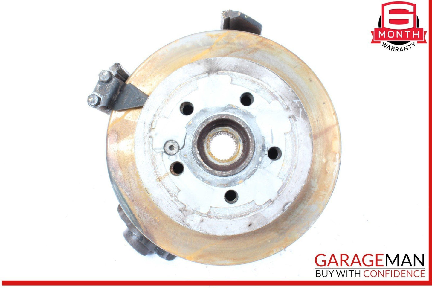 98-05 Mercedes W163 ML350 Rear Left Side Spindle Knuckle Hub w/ Rotor Disc OEM