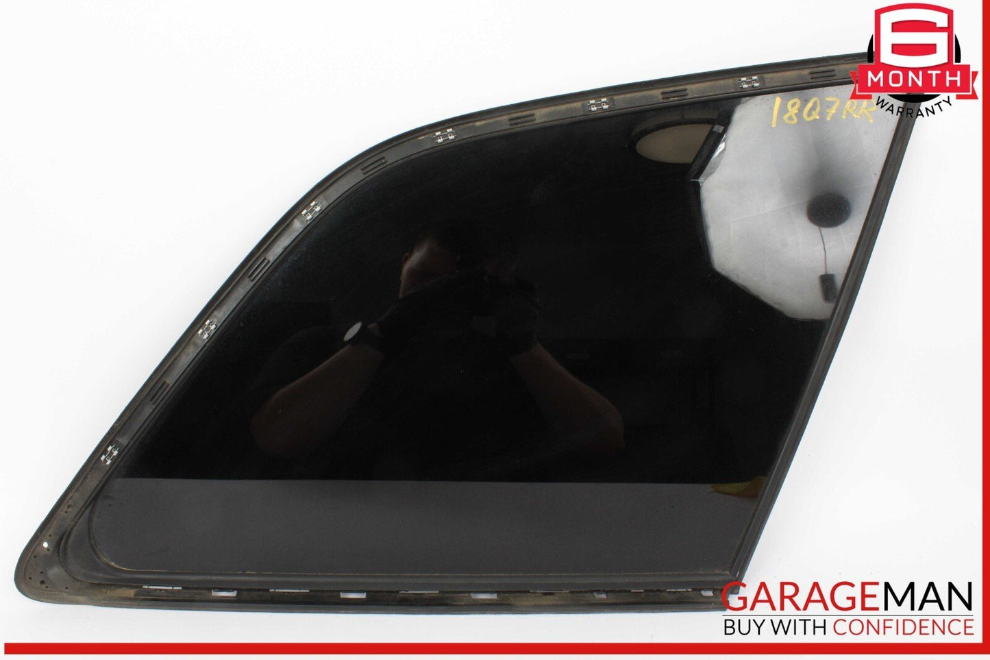 17-24 Audi Q7 Rear Right Passenger Side Quarter Window Glass 4M0845298C OEM