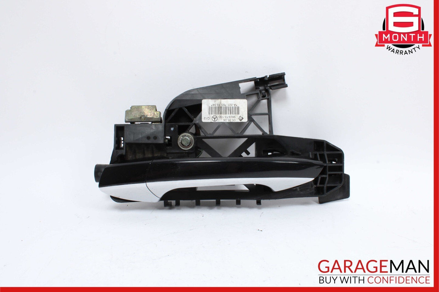 07-13 Mercedes W221 S550 S63 AMG Rear Left Side Exterior Door Handle Black
