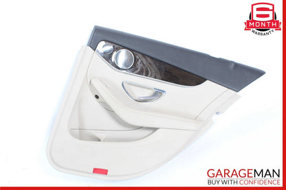 15-18 Mercedes W205 C300 C400 Rear Right Side Interior Door Panel Assy OEM