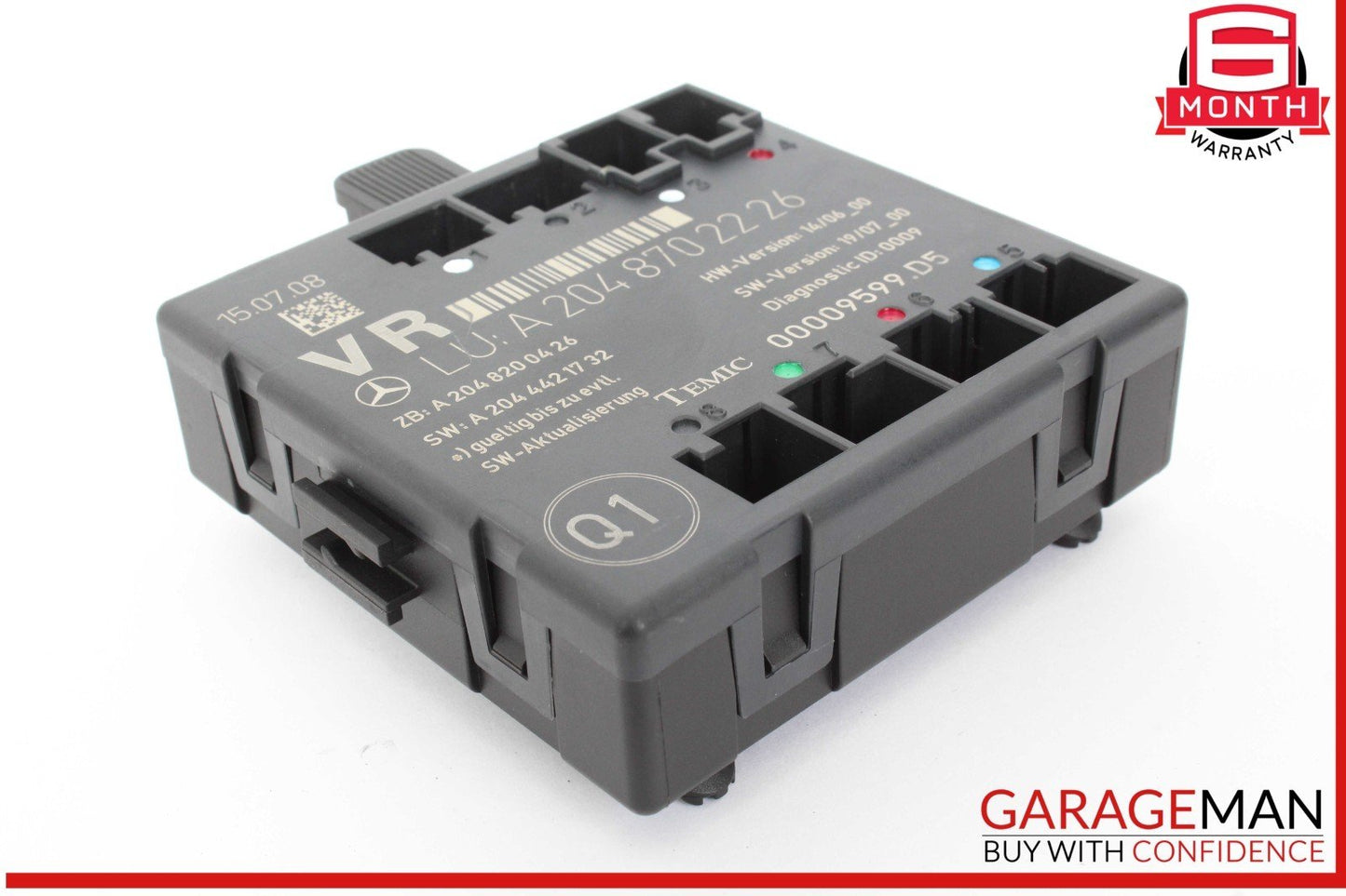 08-18 Mercedes W204 C300 Front Right Passenger Side Door Control Module Unit OEM