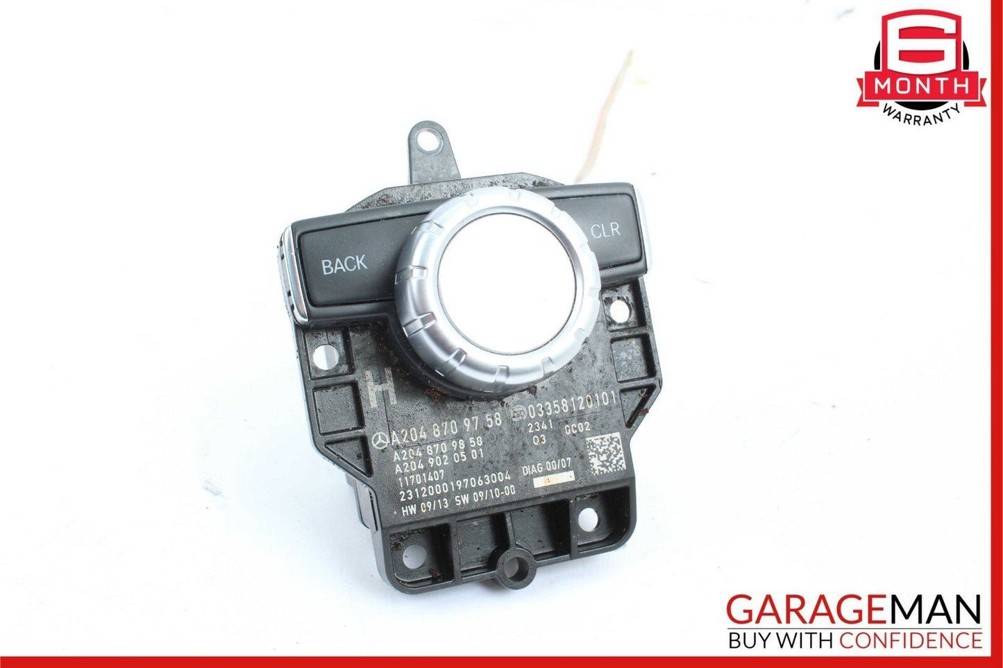 12-15 Mercedes C250 C300 E400 Console Head Unit Controller Knob Multi Switch