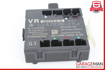 08-18 Mercedes W204 C250 C300 SLK250 Front Right Side Door Control Module Unit
