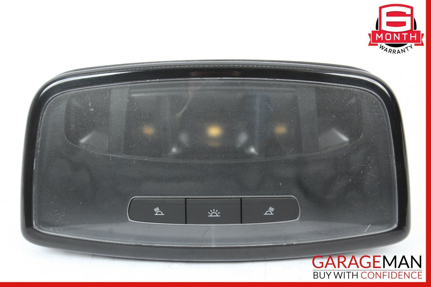 14-17 Maserati Ghibli S Rear Overhead Dome Light Reading Lamp Module Black OEM