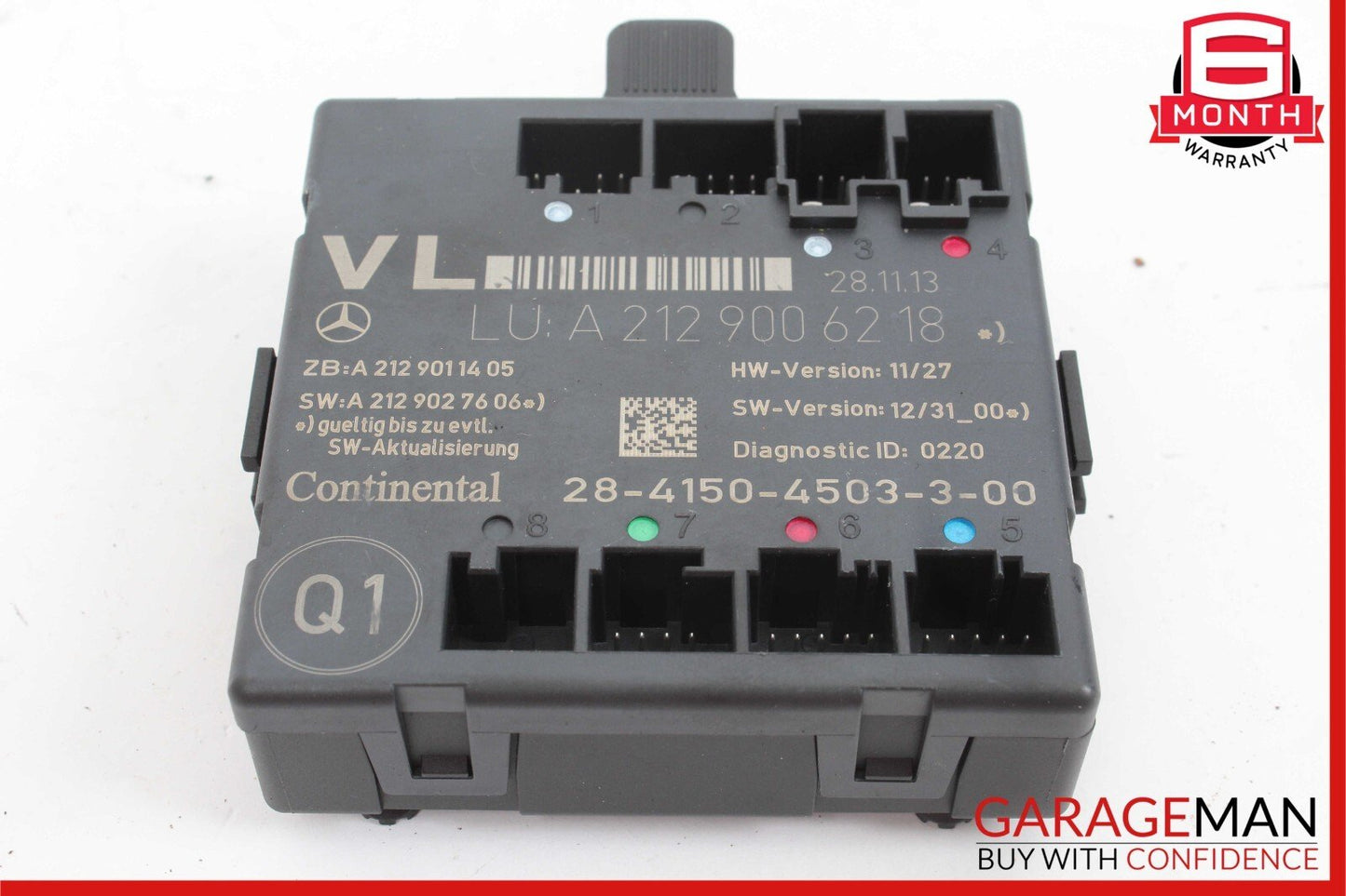 08-14 Mercedes W204 C250 C300 Front Left Driver Side Door Control Module Unit