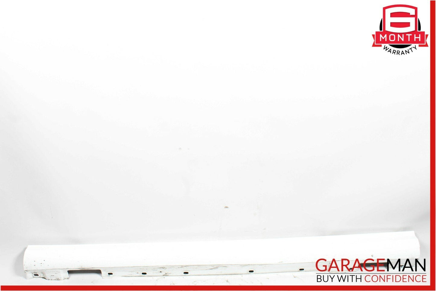 08-14 Mercedes W204 C250 AMG Sport Left Driver Side Skirt Rocker Panel White