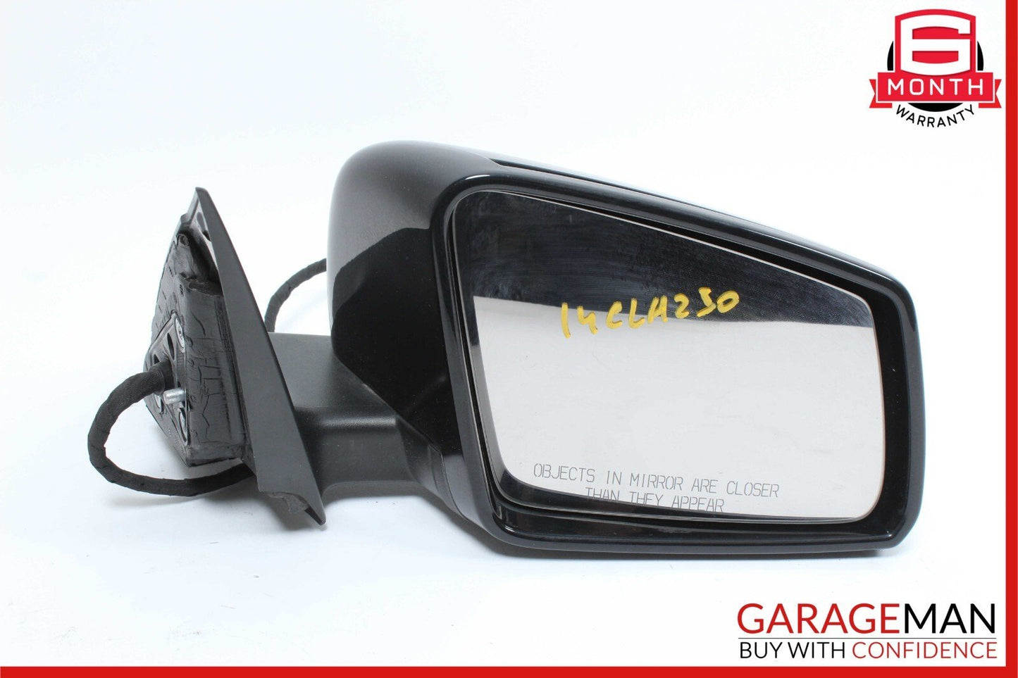 11-17 Mercedes W117 CLA250 Right Passenger Side Rear View Door Mirror Black OEM