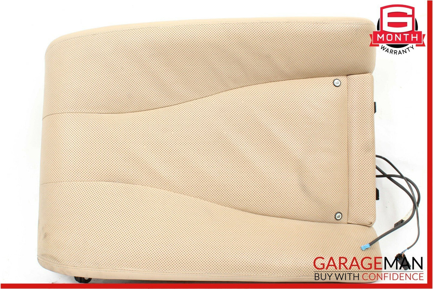 03-06 Mercedes W220 S600 Rear Right or Left Upper Recline Seat Cushion Cover OEM