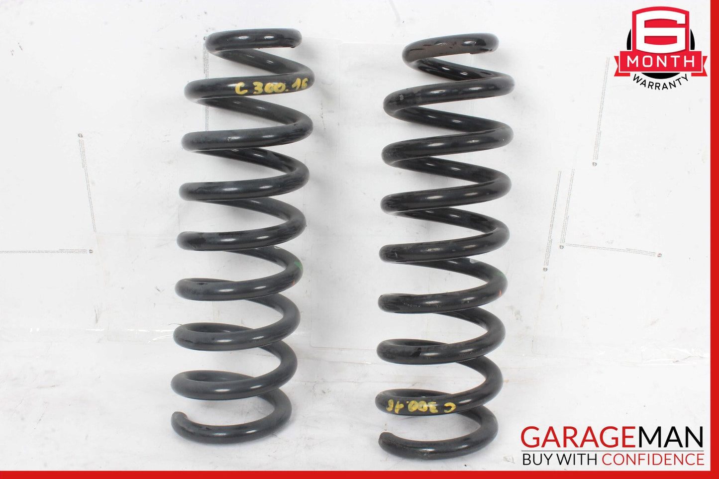 15-20 Mercedes W205 C300 Rear Right & Left Side Shock Absorber Coil Spring Set