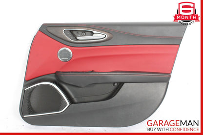 17-19 Alfa Romeo Giulia Front Right Side Interior Door Panel Trim Cover Assembly