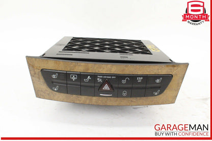 03-09 Mercedes W211 E550 E350 CLS500 Hazard Switch Control Panel 2116800552 OEM