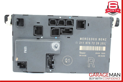 03-09 Mercedes W211 E350 E550 Front Right Passenger Door Control Module OEM