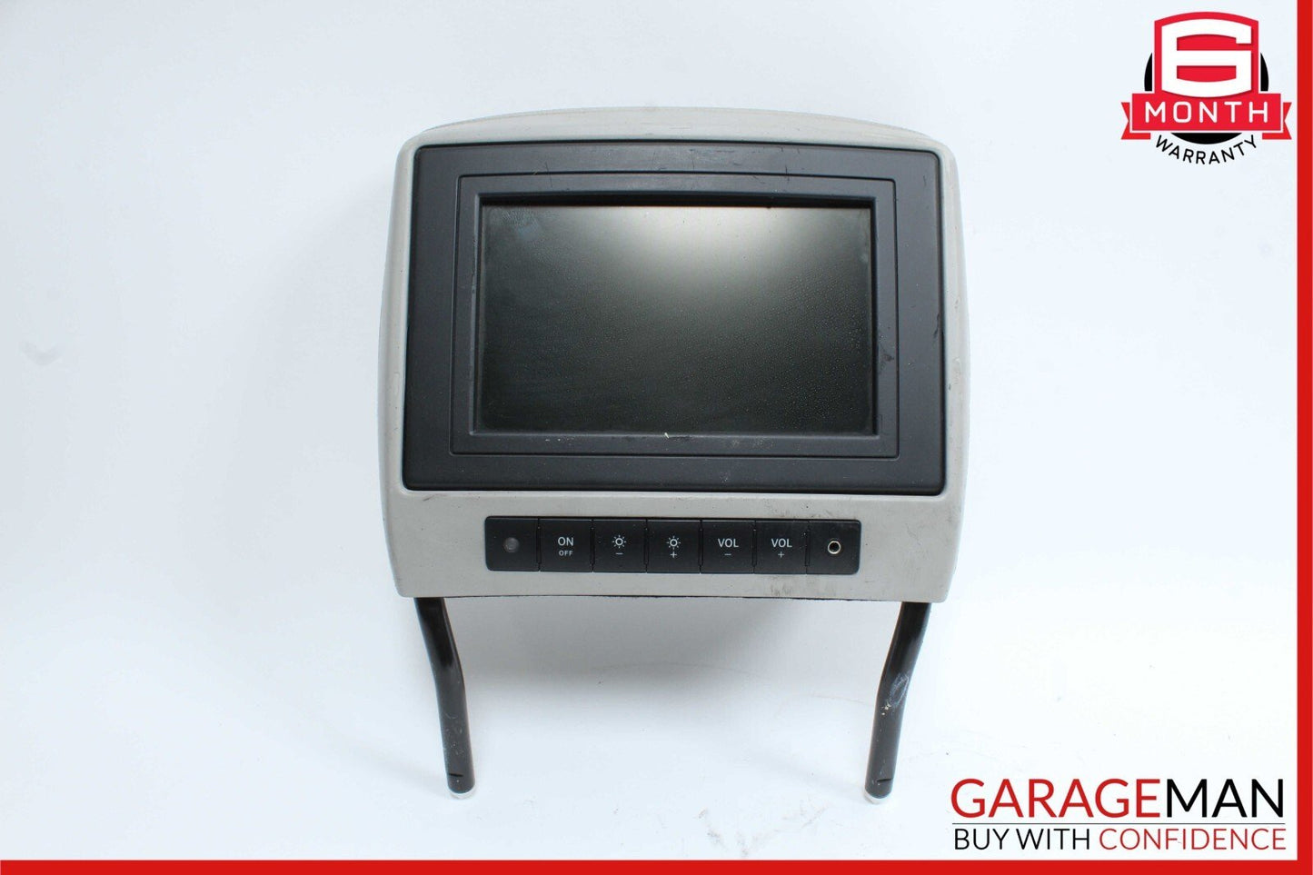 07-12 Mercedes GL450 R320 ML450 Seat Headrest Screen Monitor Display Trim Gray