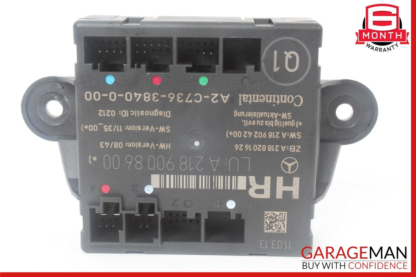 08-18 Mercedes W212 E350 C350 CLS550 Rear Right Side Door Controller Module OEM
