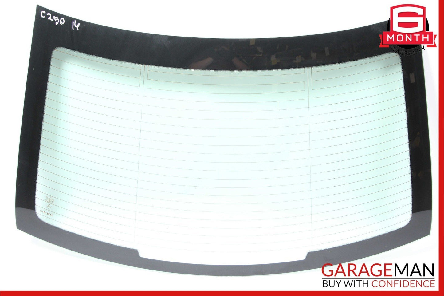 12-14 Mercedes W204 C250 C300 C63 AMG Sedan Rear Windshield Window Glass OEM