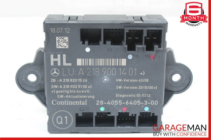 08-14 Mercedes W204 C250 C350 Rear Left Side Door Control Module 2189001401 OEM