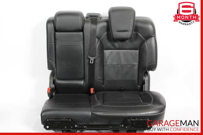 13-16 Mercedes X166 GL450 Rear Left Driver Side Complete Seat Cushion Black OEM