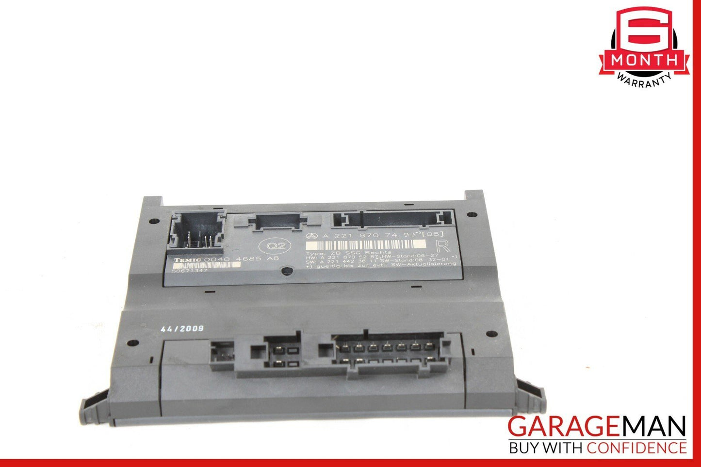 07-13 Mercedes W221 S400 S550 Front Right Under Seat Computer Control Module OEM