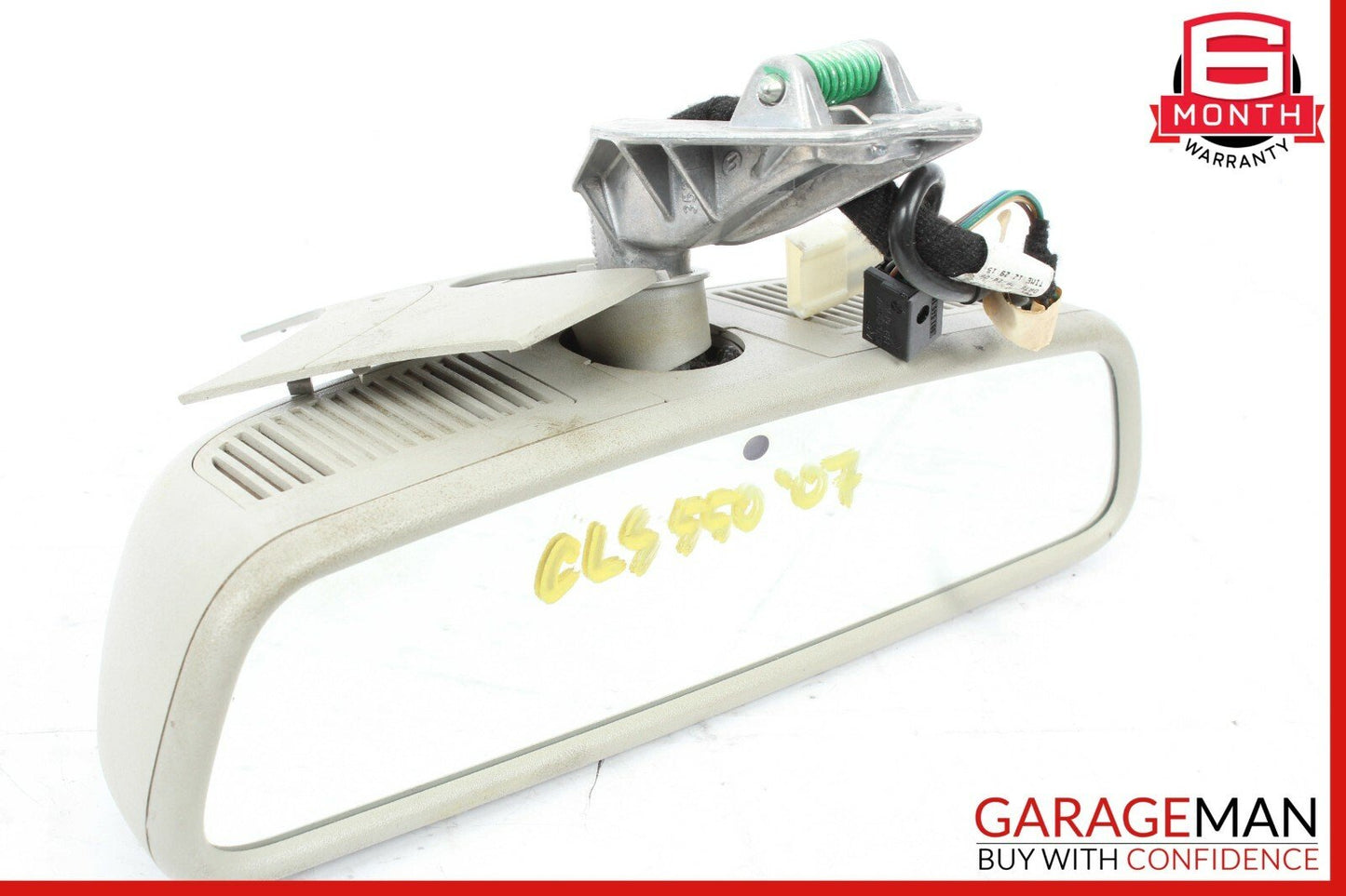 06-11 Mercedes CLS500 CLS63 AMG Interior Top Upper Rear View Mirror Grey