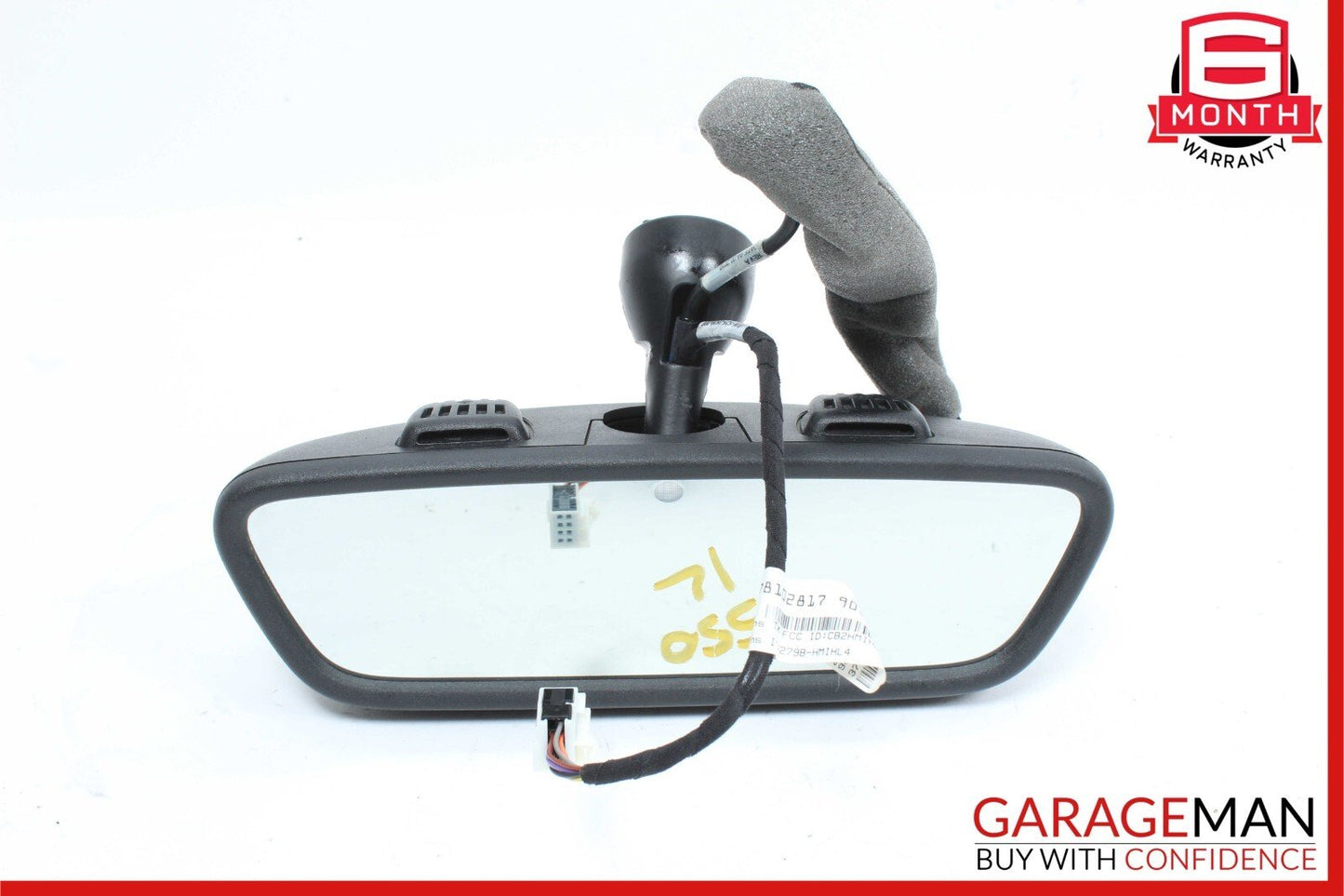 10-16 Mercedes W212 E550 E350 Interior Rear View Mirror Assembly Black OEM