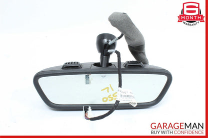 10-16 Mercedes W212 E550 E350 Interior Rear View Mirror Assembly Black OEM