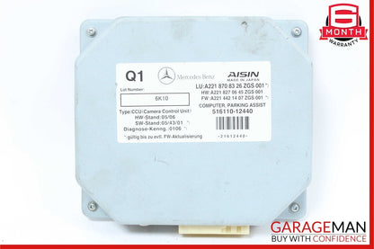 07-14 Mercedes W221 S600 CL550 Rear View Backup Camera Control Module Unit