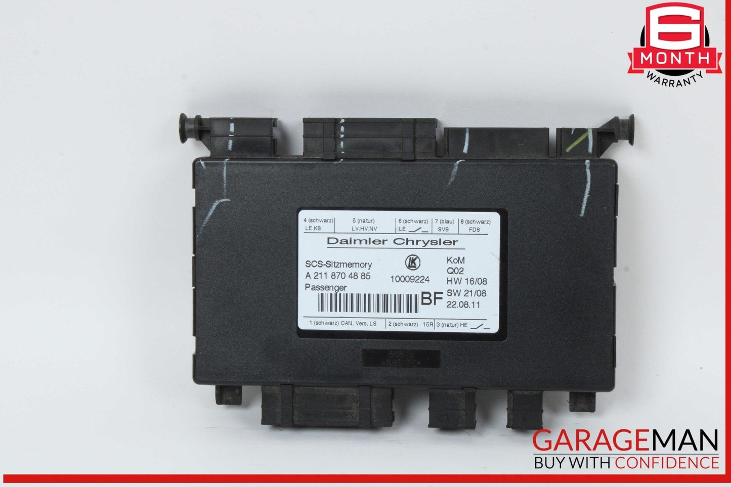 03-12 Mercedes X164 GL450 ML350 Front Right Side Seat Control Module OEM