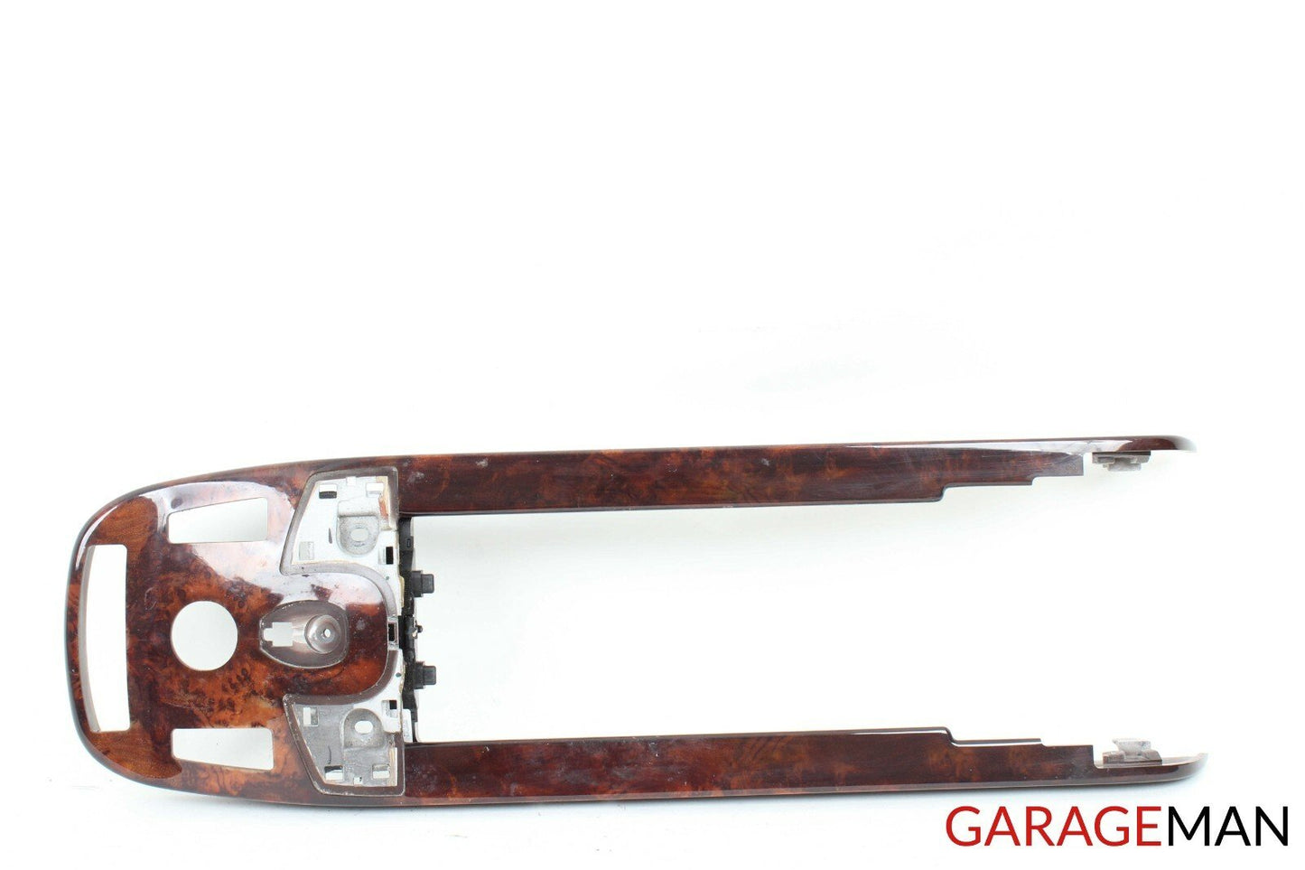 07-09 MERCEDES W221 S550 S600 CENTER CONSOLE TRIM BEZEL PANEL WOOD OEM