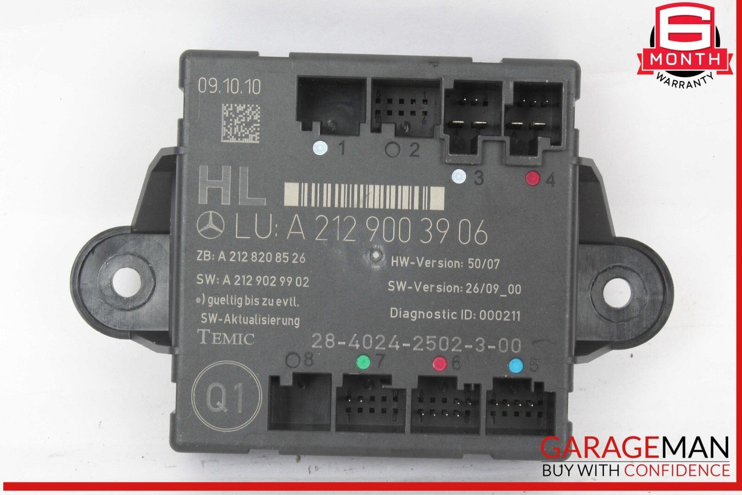 08-18 Mercedes W212 E350 Wagon Rear Left Side Door Control Module OEM