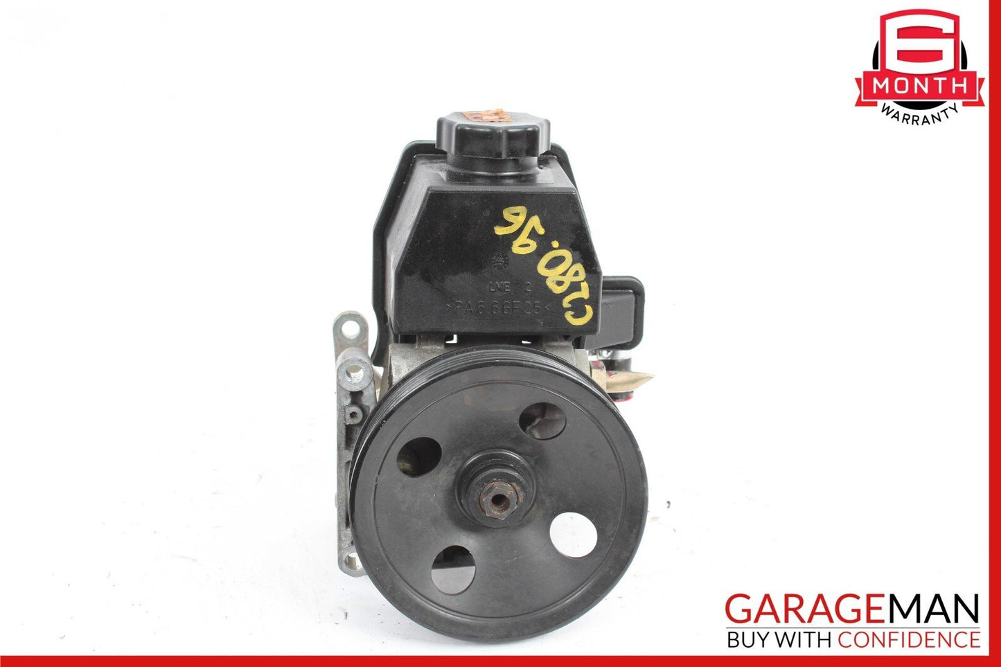 96-97 Mercedes W202 C280 Power Steering Pump Reservoir Module Assembly OEM