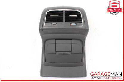 09-17 Audi SQ5 Q5 Rear Center Console AC A/C Air Vent Panel Black 8K0864376 OEM