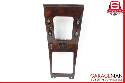 02-05 Mercedes W163 ML500 Center Console Shifter Window Switch Trim Bezel Wood