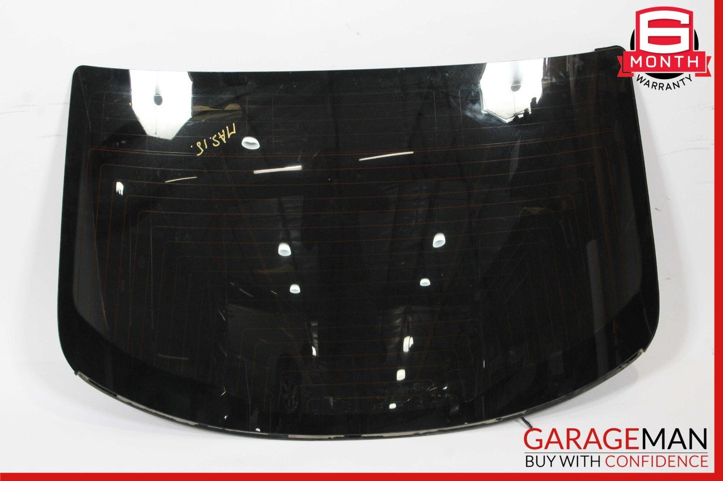 14-17 Maserati Ghibli Rear Back Windshield Wind Shield Window Glass Black OEM