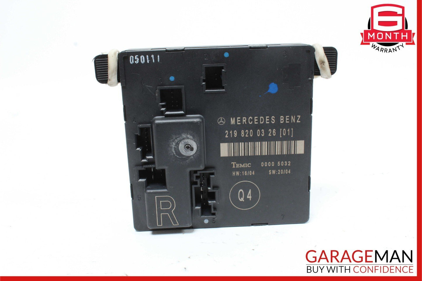 06-11 Mercedes W219 CLS500 Rear Right Door Control Module Unit 2198200326 OEM
