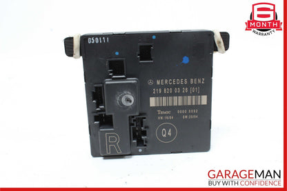 06-11 Mercedes W219 CLS500 Rear Right Door Control Module Unit 2198200326 OEM