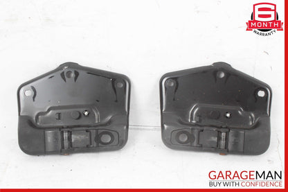 11-17 Mercedes W207 E350 E550 E400 Front Top Roof Lock Latch Cover Set of 2 OEM