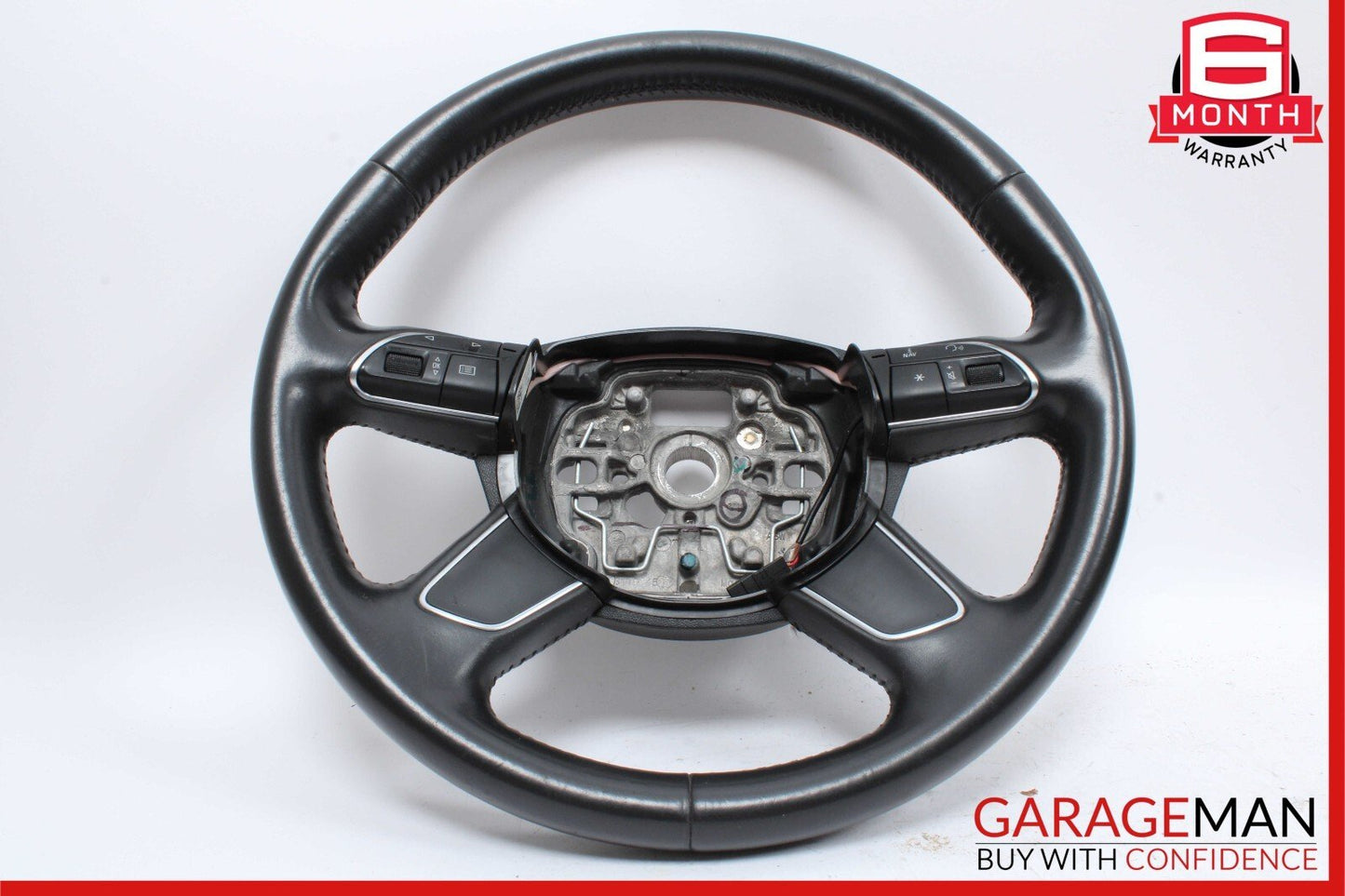 12-15 Audi A7 Premium Plus A6 S6 S7 4 Spoke Steering Wheel Black OEM