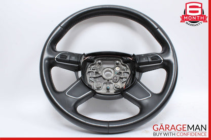 12-15 Audi A7 Premium Plus A6 S6 S7 4 Spoke Steering Wheel Black OEM