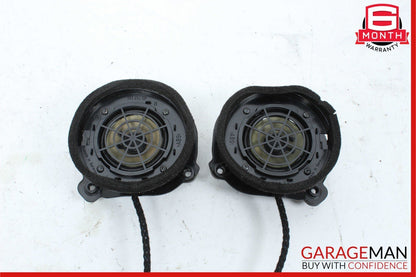96-03 Mercedes W210 E320 Rear Right & Left Side Door Sound Speakers Set OEM