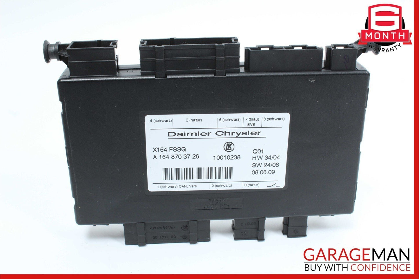 07-12 Mercedes GL550 GL450 Third Seat Row Power Folding Control Module OEM