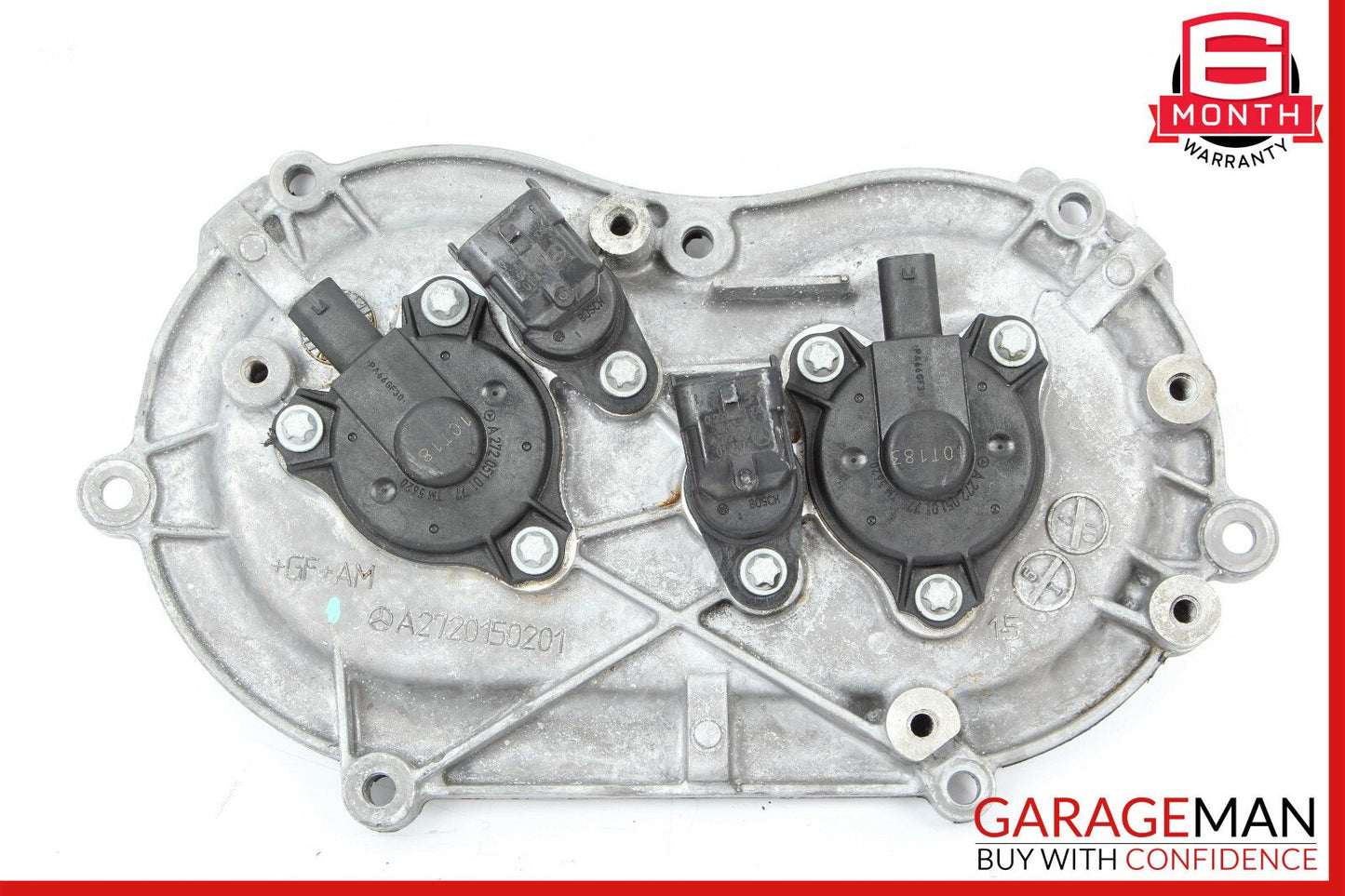 05-13 Mercedes W221 S550 Front Left Side Engine Timing Chain Cover Plate OEM