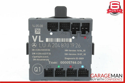 08-18 Mercedes W204 C300 E400 Front Left Side Door Control Module OEM