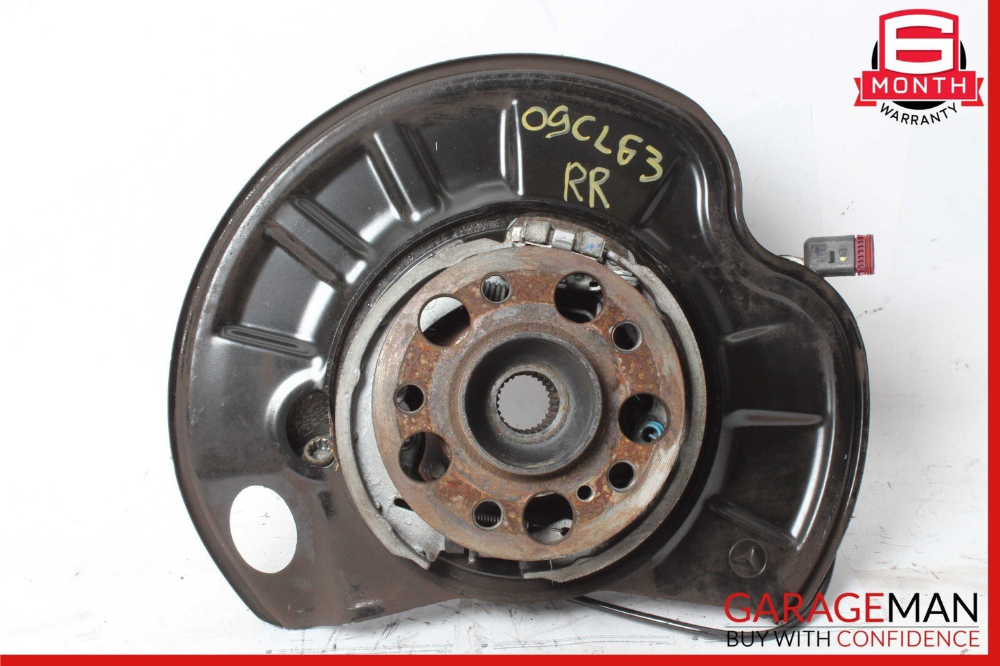 07-14 Mercedes W216 CL63 AMG Rear Right Wheel Carrier Spindle Knuckle Hub OEM