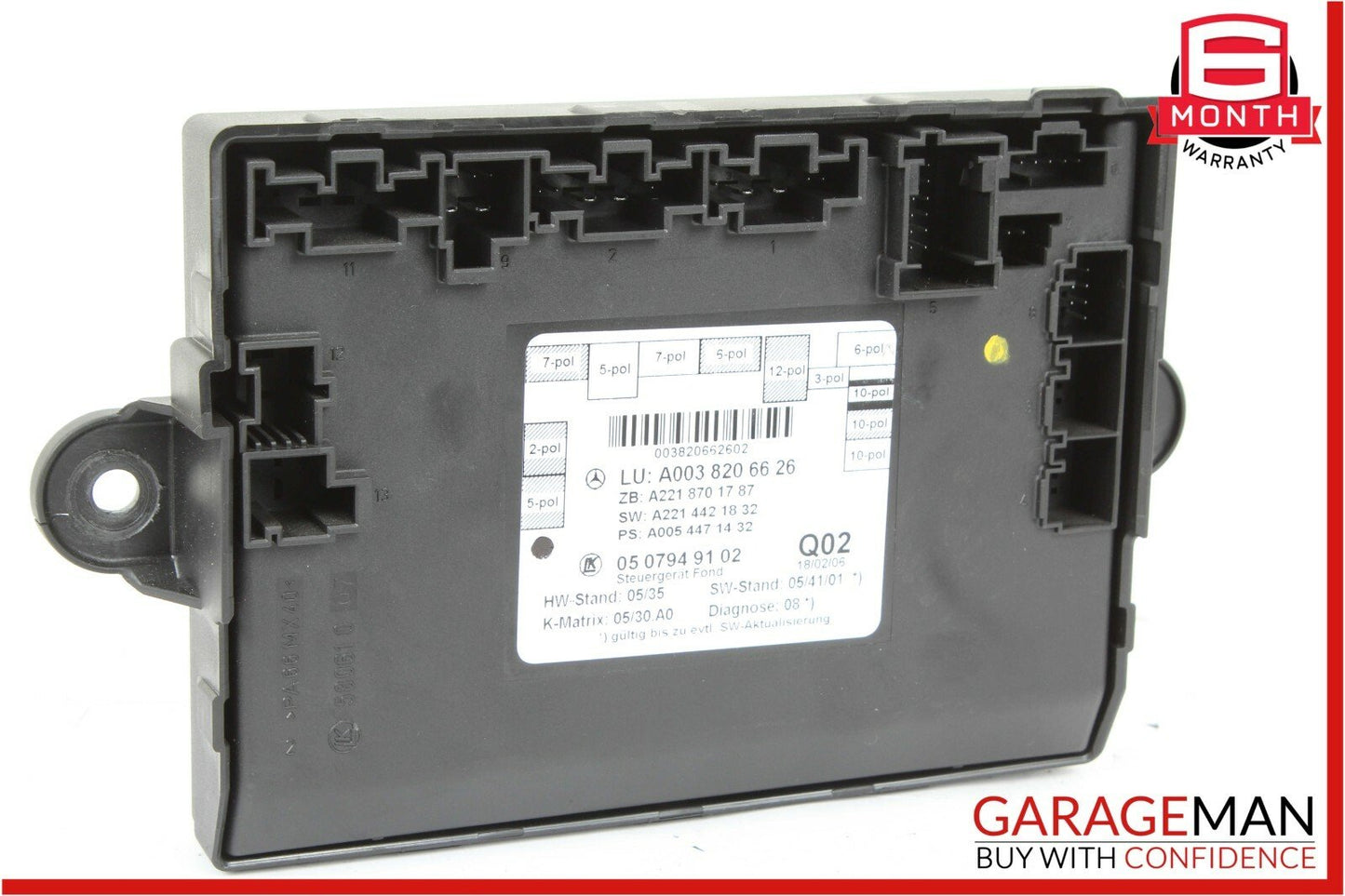 07-09 Mercedes W221 S550 Rear Left / Right Side Door Control Module Unit OEM