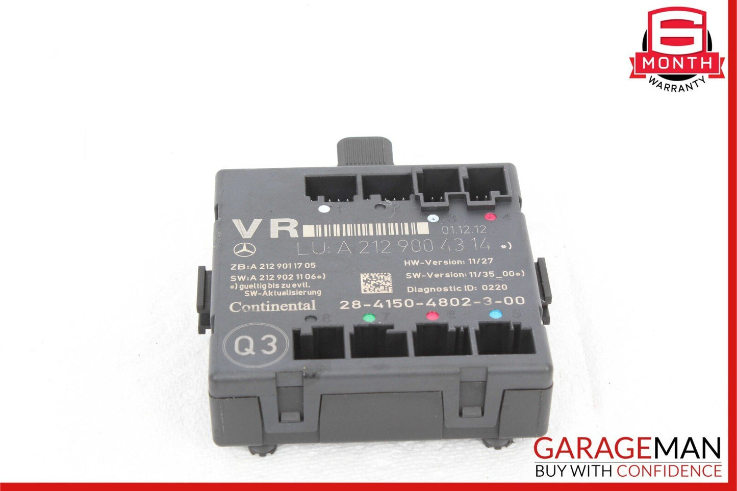 08-18 Mercedes W212 E63 AMG E350 SLK250 Front Right Side Door Control Module OEM
