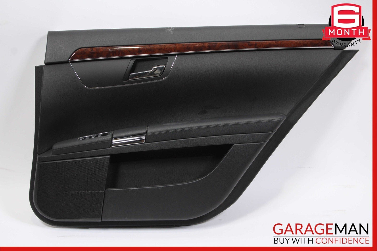 07-09 Mercedes W221 S550 Rear Right Passenger Interior Door Panel Black OEM