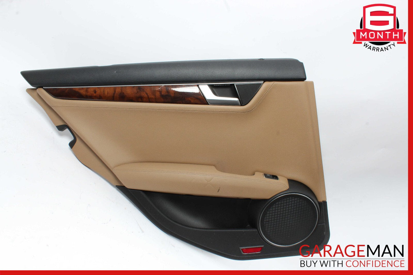 08-14 Mercedes W204 C300 C250 Rear Left Side Interior Door Panel Trim OEM