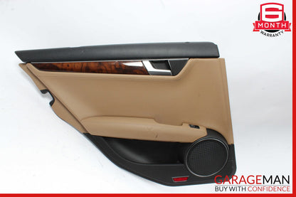 08-14 Mercedes W204 C300 C250 Rear Left Side Interior Door Panel Trim OEM