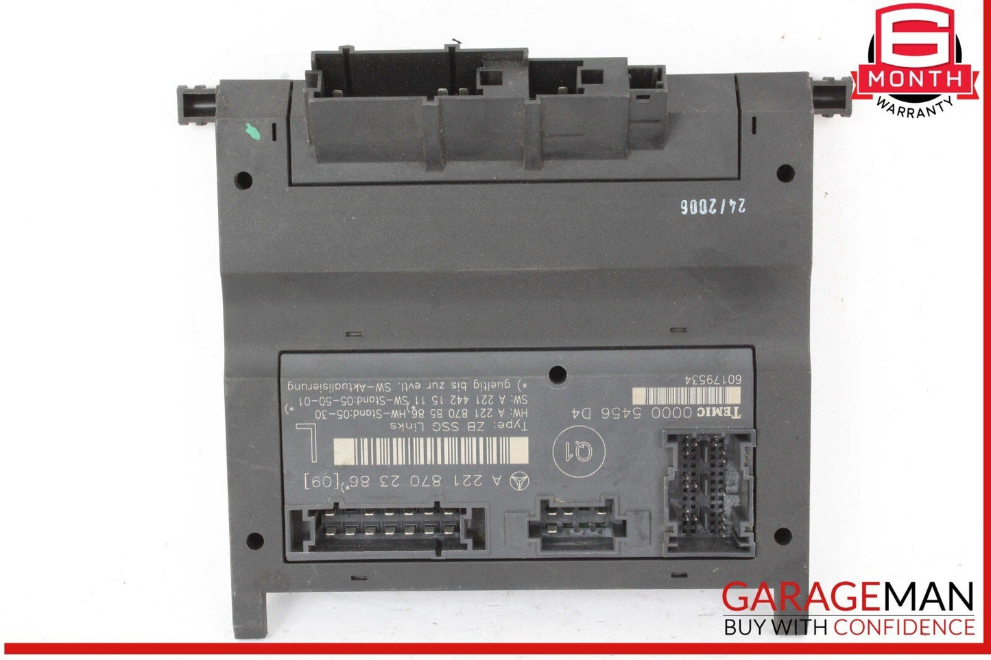 07-13 Mercedes W221 S550 S63 Front Left Driver Side Under Seat Control Unit OEM