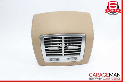 07-14 Mercedes W216 CL550 Rear Center Console A/C Air Vent Trim Assy Brown
